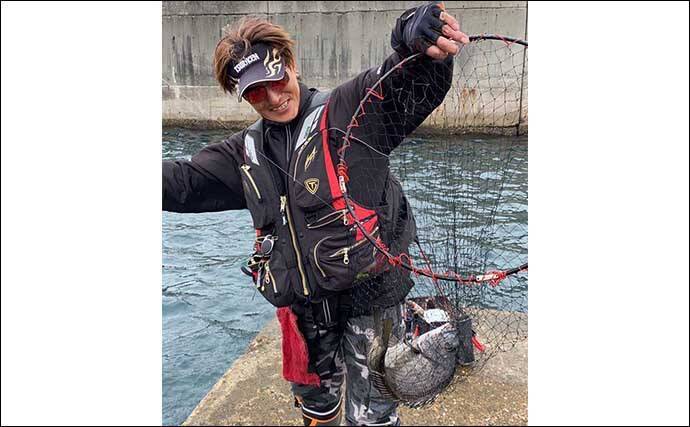 沖堤フカセ釣りで40cmチヌ　さしエサのローテが的中【須磨一文字】