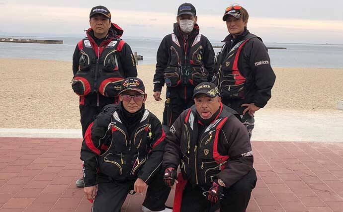 沖堤フカセ釣りで40cmチヌ　さしエサのローテが的中【須磨一文字】