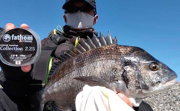 元旦釣り初めで おめでタイ 41cmクロダイ手中 静岡 清水港 21年1月19日 エキサイトニュース