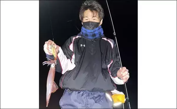 「ナイトエギングでヤリイカ接岸確認　アオリ＆ケンサキも【八幡野港】」の画像