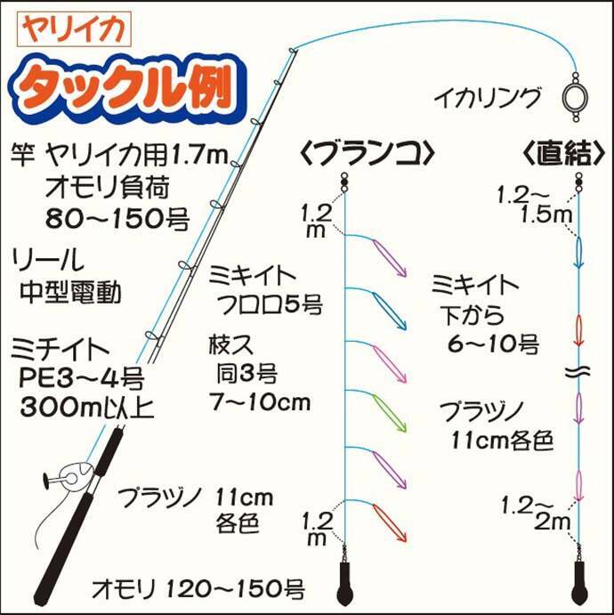 関東21 旬を迎えた ヤリイカ 船釣りの超基本 タックル 釣り方 21年1月24日 エキサイトニュース