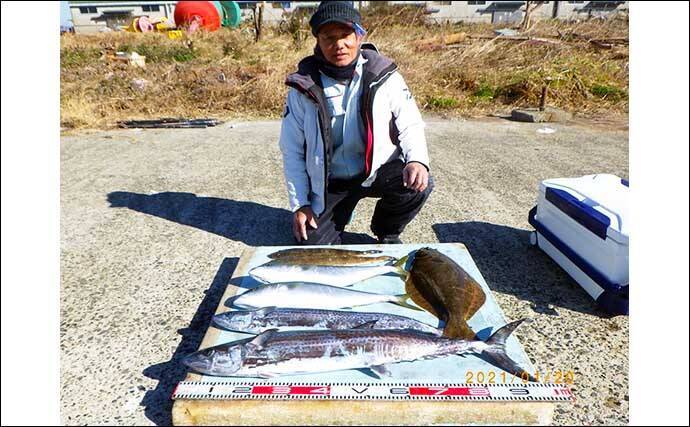 泳がせ釣り で大型魚祭り ヒラメにサワラにワラサ 愛知 石川丸 21年2月16日 エキサイトニュース 3 3