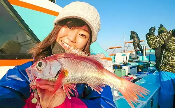 犬吠沖のアカムツ釣りで本命4尾　春先の本番にむけて好気配【丸天丸】