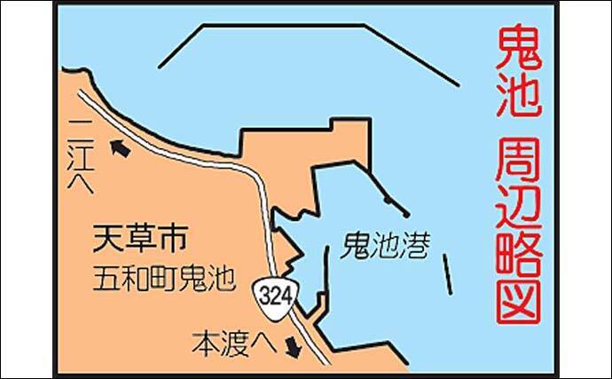 波止ライトゲームで良型メバル連発　飛ばしウキでの沖狙いが吉【熊本】