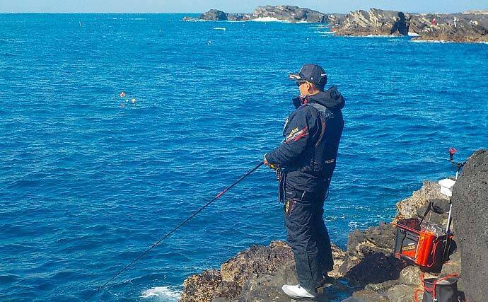 フカセ釣りで38cm頭にメジナ9尾　エサ取り少なく納得釣行【城ヶ島】
