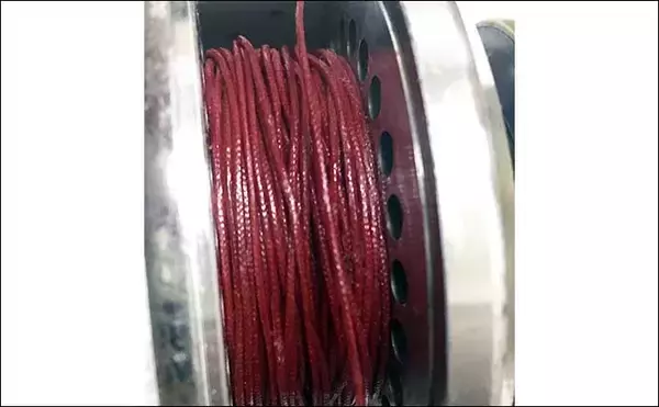 「100均アイテムの『リリアン』で自作するフライフィッシング「ライン」」の画像