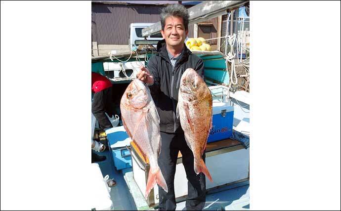 福岡 沖のエサ釣り最新釣果 活きイカ泳がせで39kg 36kg アラ 21年6月4日 エキサイトニュース