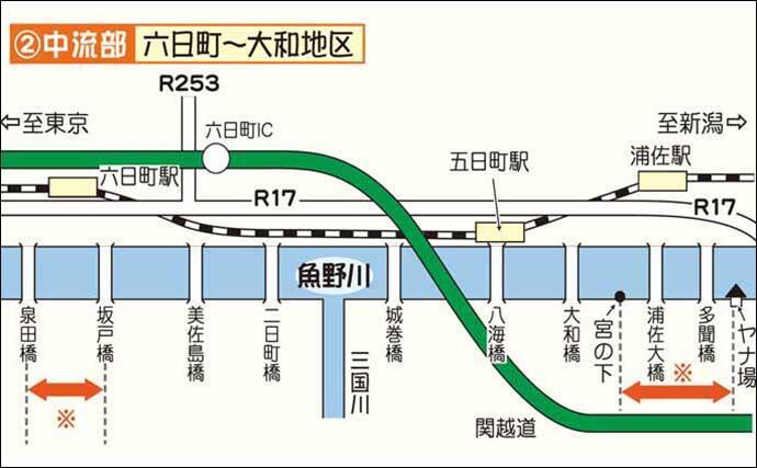 21新潟 アユトモ釣りオススメ河川 魚野川 エリアにより川相多彩 21年6月15日 エキサイトニュース