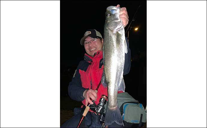 リバーシーバスゲームで60cm級　ライズヒントに表層狙いが奏功【愛知】