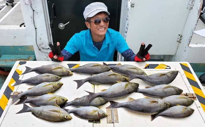 【愛知】沖のエサ釣り最新釣果　旬の大型抱卵イサキ高活性で狙い目