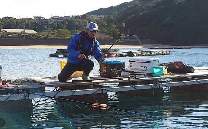 貸し切り「海上釣り堀」を仲間と満喫　マダイにシマアジにワラサ