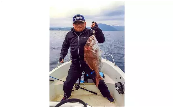 「ボートタイラバゲームで75cm大型マダイ　好ゲストに73cm青物も登場」の画像