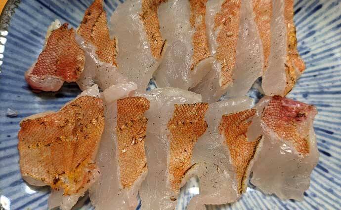 夫婦でボート五目釣り堪能　フグに苦戦も海上カップラーメンが癒しに？