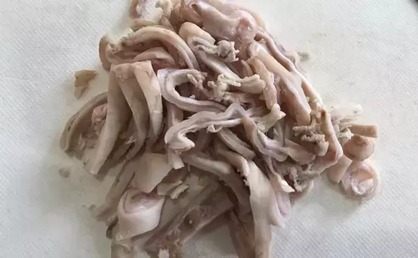 「釣り人的「食品ロス」削減レシピ　ヒラマサの【胃袋】の酢の物」の画像