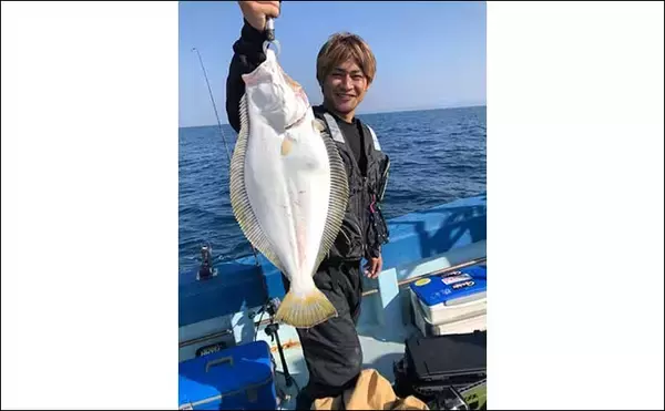 「落とし込み釣りで初心者がヒラマサに大ヒラメ　エサ付けパターンを考察」の画像