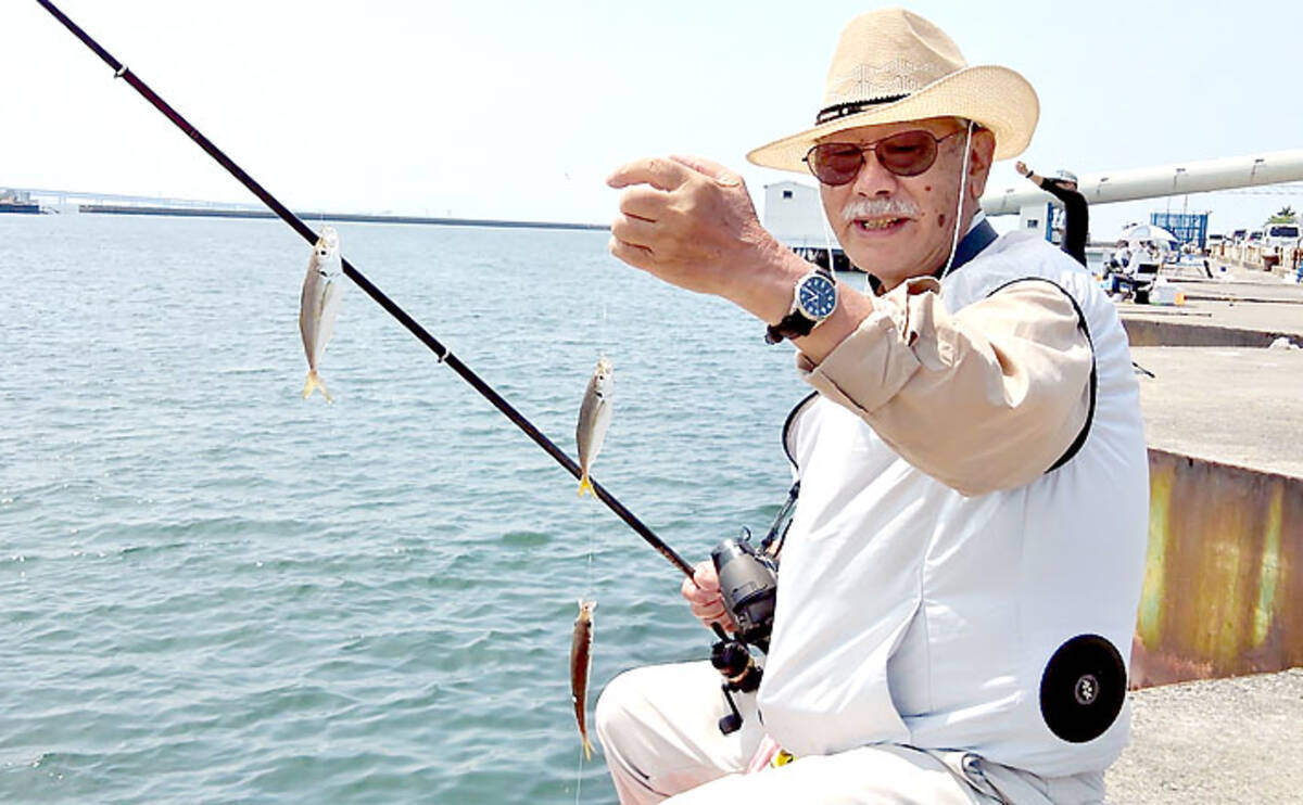 陸っぱりサビキ釣りで小アジ3ケタ 針サイズ調整が吉 大阪 泉佐野 19年8月27日 エキサイトニュース