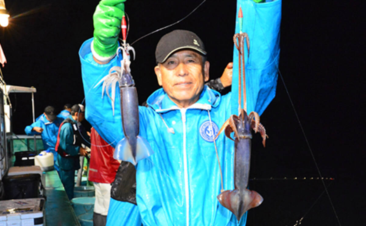 茨城 夜イカ 釣りでムラサキイカ中心に0尾超え かもめ丸 19年9月16日 エキサイトニュース