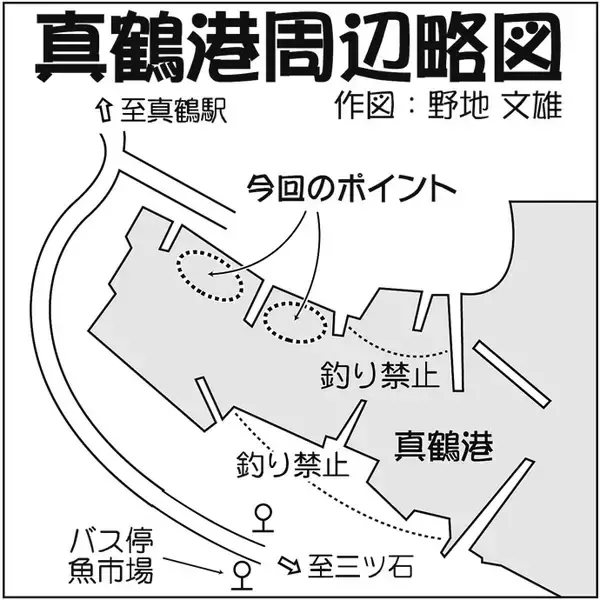 「メッキゲームで18㎝本命　狙いはスロープ周辺シャローエリア【真鶴港】」の画像