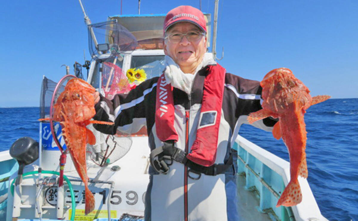 三重 福井 沖釣り最新釣果 オニカサゴ32匹に10 超タルイカ 19年10月27日 エキサイトニュース