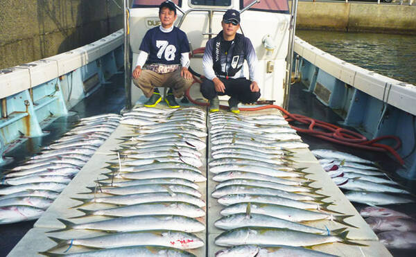 玄界灘 落とし込み釣り釣果速報 青物船中合計110匹と絶好調 19年10月29日 エキサイトニュース