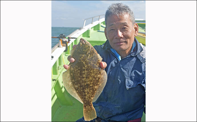 東京湾の味覚の王者 マコガレイ を狙う 42cm頭に4尾 荒川屋 19年11月15日 エキサイトニュース