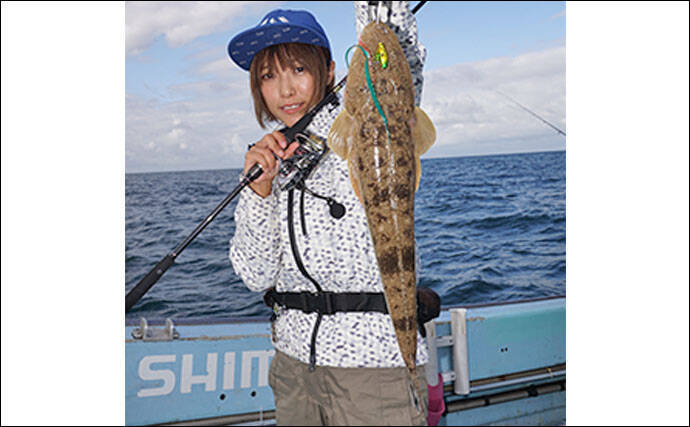 秋丸美帆と郷原未来のテンヤマダイ釣行　両者マダイを手中に【健栄丸】