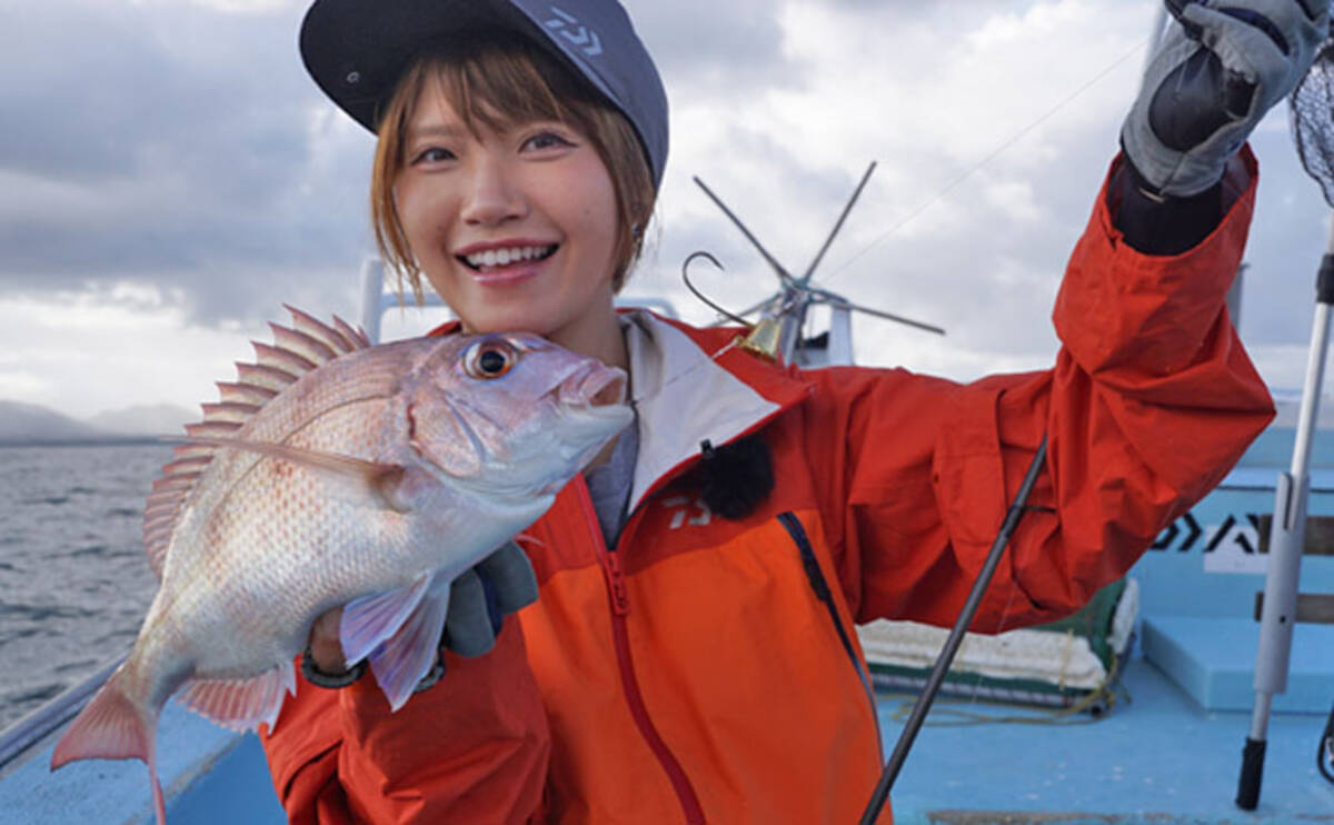 秋丸美帆と郷原未来のテンヤマダイ釣行 両者マダイを手中に 健栄丸 19年11月27日 エキサイトニュース