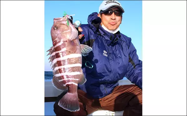 「御前崎沖ジギング＆タイラバで80cm超えカンパチを手中【波丸】」の画像