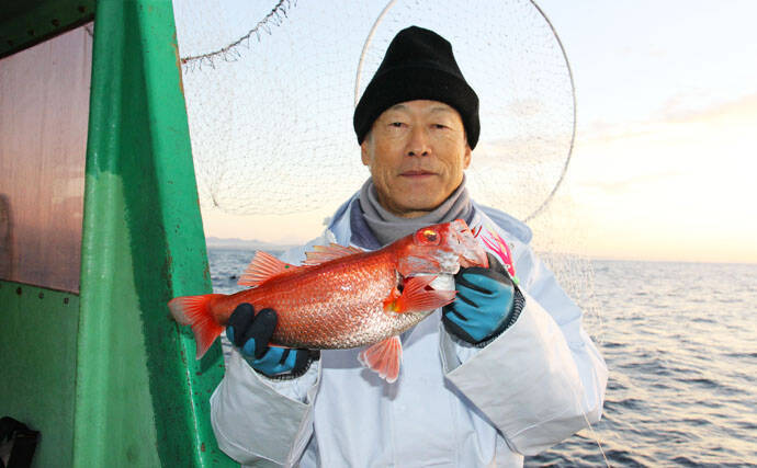 遠州灘の赤い宝石 アカムツ ノドグロ 釣り 良型顔見せ 福徳丸 年1月10日 エキサイトニュース