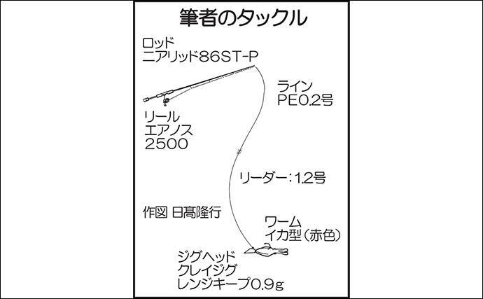 メバリングで良型連発 0 9gジグヘッドがアタリ 熊本 鬼池漁港 年3月日 エキサイトニュース