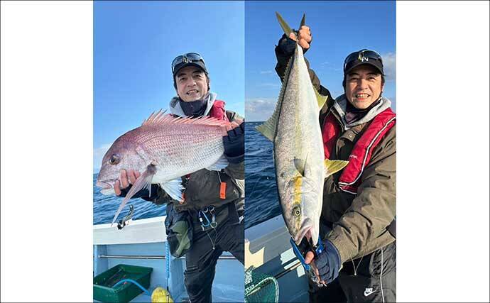 【沖釣り釣果速報】芦屋沖の落とし込み釣りで100cmの大ヒラマサ降臨！船中青物67尾の爆釣劇（福岡）
