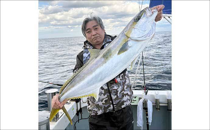 【沖釣り釣果速報】芦屋沖の落とし込み釣りで100cmの大ヒラマサ降臨！船中青物67尾の爆釣劇（福岡）
