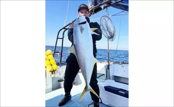 「【沖釣り釣果速報】芦屋沖の落とし込み釣りで100cmの大ヒラマサ降臨！船中青物67尾の爆釣劇（福岡）」の画像