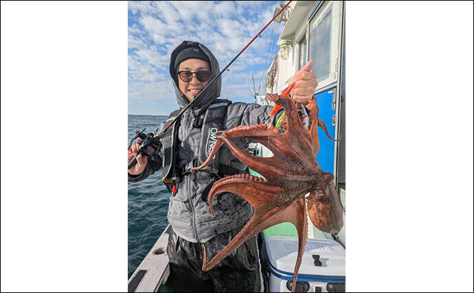 小川直也さん参加の『タコ釣り大会』に密着　4.9kg巨大マダコが登場！