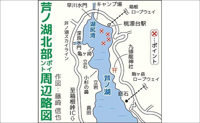 芦ノ湖の「夏ワカサギ」釣りシーズンが開幕！ 10cm前後の良型揃いで72尾手中