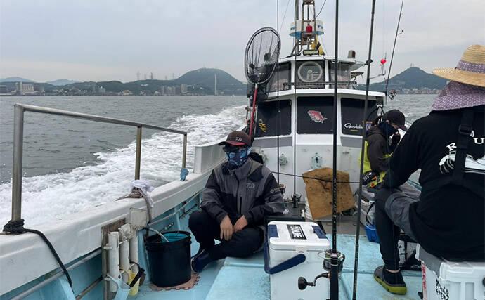 真夏のテンヤマダイ釣りで50cm本命【福岡・関門エリア】好ゲストに大型キジハタ