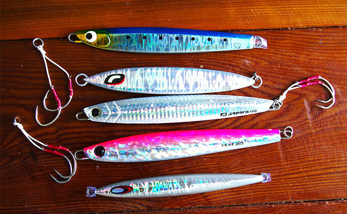 明石沖ボートジギング釣行で50cm級ハマチ2匹　強いベイト反応出ればチャンス！