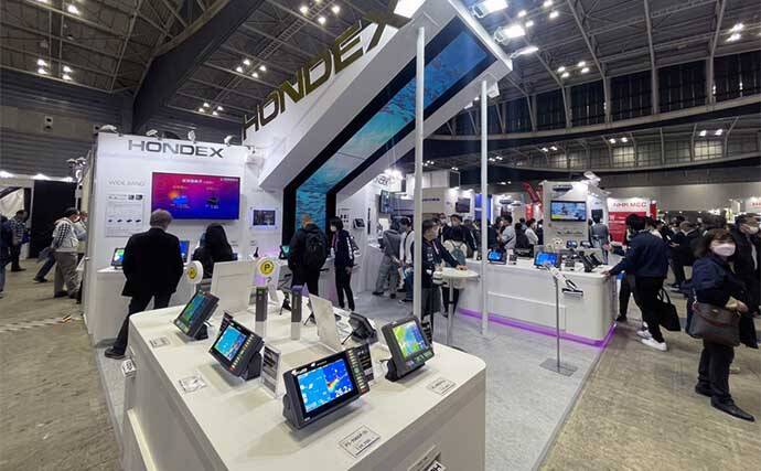 HONDEX（ホンデックス）の魚探はシンプルで操作性抜群　ボートショーで担当者直撃