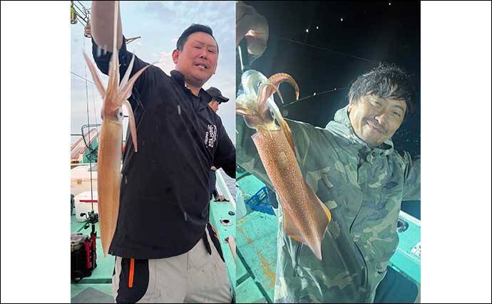 【夜焚きイカ釣果速報】釣る人ヤリイカ70尾前後と好調継続中（福岡）