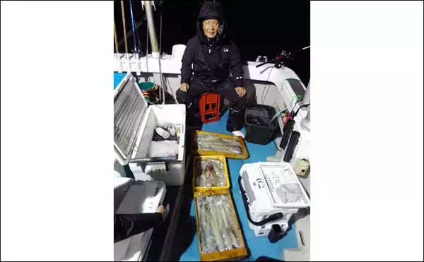 「【夜焚きイカ釣果速報】釣る人ヤリイカ70尾前後と好調継続中（福岡）」の画像