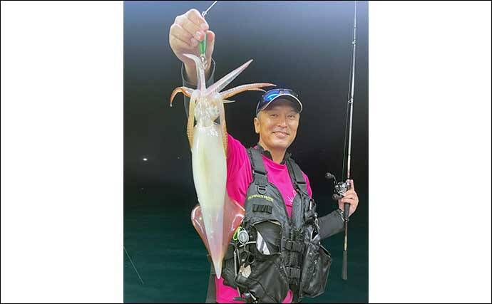 【夜焚きイカ釣果速報】釣る人ヤリイカ70尾前後と好調継続中（福岡）