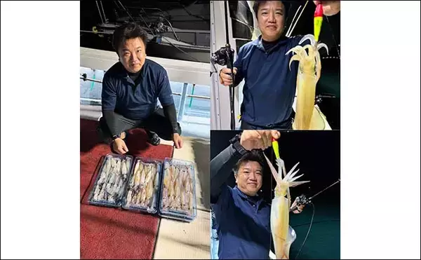 「【夜焚きイカ釣果速報】釣る人ヤリイカ70尾前後と好調継続中（福岡）」の画像