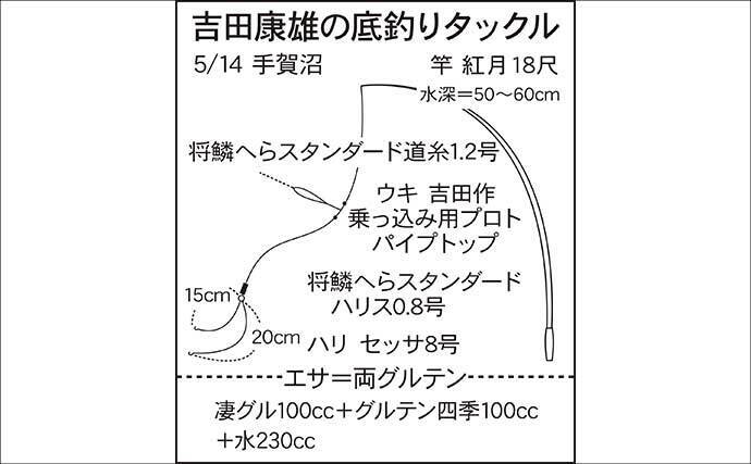 吉田康雄のザ・チャレンジへらぶな【晩春の手賀沼で入れパク：第2回】