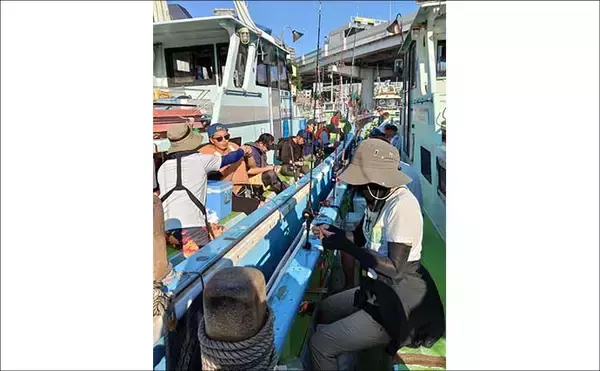 「東京湾横浜沖のエギタコ釣りで3.8kg頭に良型マダコが続々ヒット！【黒川本家】」の画像