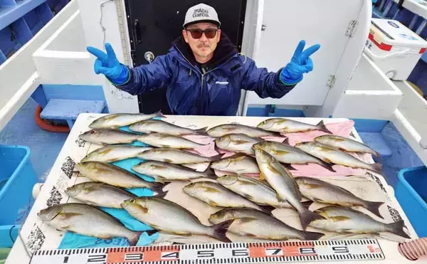 最大42cm！ジャンボイサキが荒食い！【船のエサ釣り釣果速報9選・愛知】