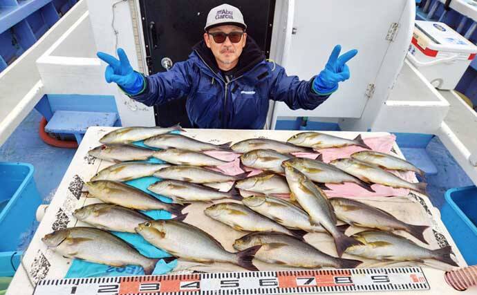 最大42cm！ジャンボイサキが荒食い！【船のエサ釣り釣果速報9選・愛知】