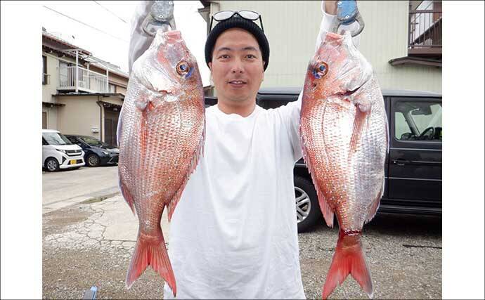 最大42cm！ジャンボイサキが荒食い！【船のエサ釣り釣果速報9選・愛知】