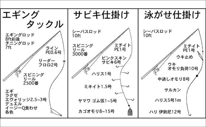 迫間浦のイカダ釣行でエギングと五目釣りを1日で満喫！【三重】アオリ8匹＆アジ25匹の好釣果