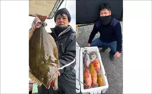 「【沖釣り釣果速報】根魚釣りでボッコ2.5kg好捕！チカメキントキ・レンコダイ交じりクーラー満タン（福岡）」の画像