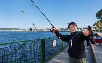 5月の「横須賀海辺つり公園」釣行レポート：サビキ釣りでカタクチイワシが爆釣！